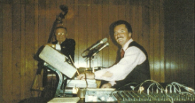 Doing a show with one of the "Old Pros", Rolly Bundock, Glenn Miller's original base player.